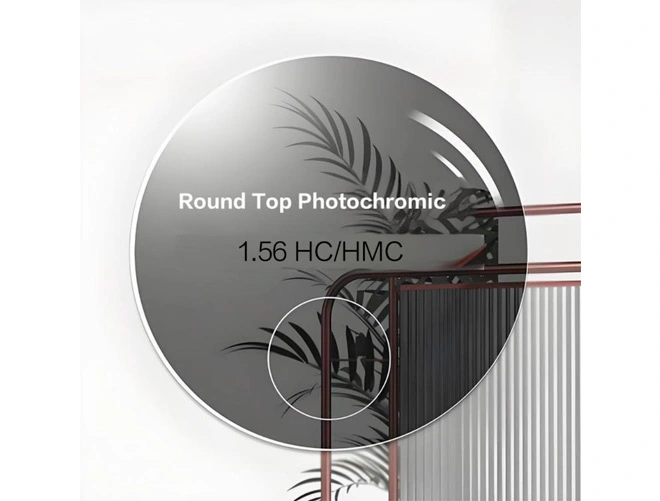 Спецификация рецептурных линз 1.56 Round-Top с AR-покрытием в линзах Photogray/коричневого цвета