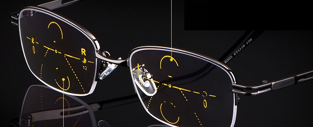 Варианты настройки прогрессивных фотохромных линз 1.56 в Crystal Optical